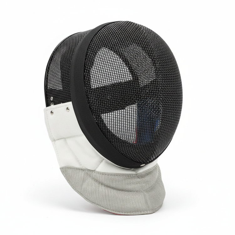Masque Fleuret avec bavette électrique angle 3/4