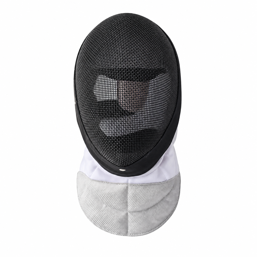 Masque fleuret sur fond blanc