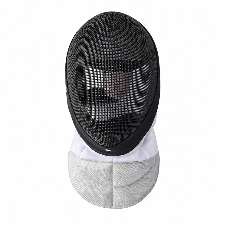 Masque fleuret sur fond blanc