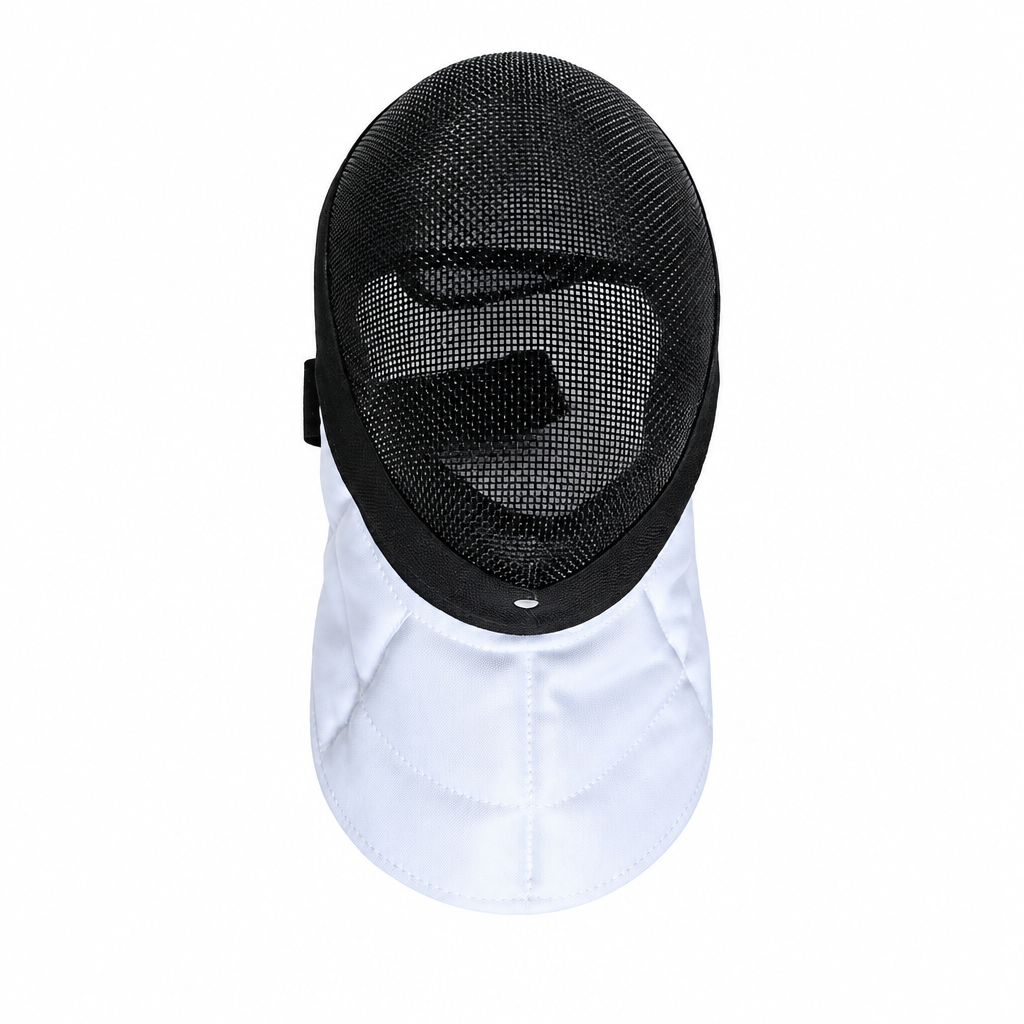 Masque épée sur fond blanc