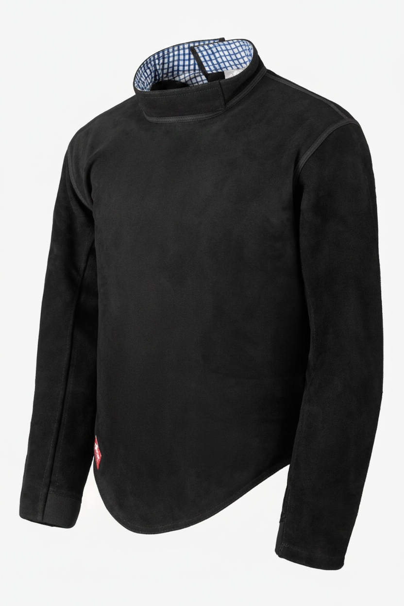 Veste manches longues maître - col bleu sans logos